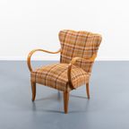 Sculptural Scandinavian Modern Armchair / Fauteuil, 1950’S thumbnail 9