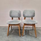 Set 2 Vintage Eetkamer Stoelen Jaren 60 Retro Stoelen thumbnail 2