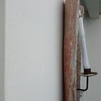Terracotta Dakpan Met Kaarsenhouder Met Druipbescherming thumbnail 2
