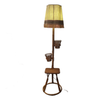 Vintage Rotan Lamp Met Plantenbakjes thumbnail 10