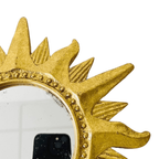 Vintage Gouden Zonnespiegel Hollywood Regency thumbnail 5