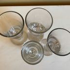 4 X 19e Eeuwse Glazen Absinth Wijnglazen Frans thumbnail 6