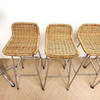 Vintage Rotan Rieten Buisframe Barkrukken Rohé Noordwolde thumbnail 9