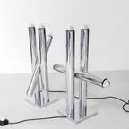Qa41 – Sigma – Verchroomde Buizen Tafel Lampen Of Vloerlampen thumbnail 6