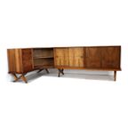 Vintage Walnoten Dressoir Van Rudolf B. Glatzel Door Fristho Franeker Uit 1955 thumbnail 3