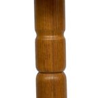 Vintage Pinewood Grenen Tafellamp Gedraaid Jaren 70 Design thumbnail 20