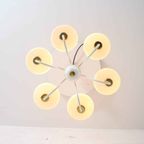 Mid-Century Melkglazen Bollamp thumbnail 12