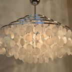 Xxl Capiz Schelpen Hanglamp Opaline Parelmoer Kroonluchter thumbnail 2