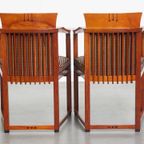 Set Van 2 Prachtige Art Deco Eetkamer/ Bijzetstoelen Van Schuitema Uit De Decoforma Serie thumbnail 16