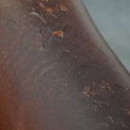 Stoere Maar Comfortabele Vintage Clubfauteuil Gemaakt Van Schapenleer thumbnail 10