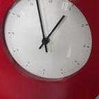Vintage Klok IKEA Ps Collectie Rood thumbnail 3