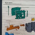 Vintage Militaire Werkplaats-instructieposter thumbnail 6