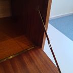 Small Danish Bar Cabinet In Teak Veneer thumbnail 9