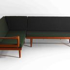 Tove & Edvard Kindt-larsen Deense Mid-century Modulaire Hoekbank thumbnail 7