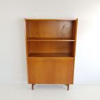 Vintage Deens Teak Kastje | Secretaire Boekenkast thumbnail 8