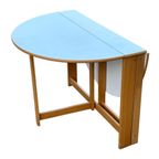 Vintage Ronde Scandinavische Opklapbare Eettafel Design thumbnail 3