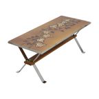 Vintage Keramische Salontafel Tegeltafel Adri Belarti Seventies Design 109Cm thumbnail 14