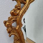 Vintage Barok Brocante Rococo Spiegel Schouwspiegel Facet 13 thumbnail 8