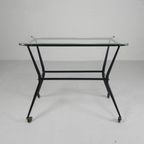 Rama Serveerwagen, Side Table, Jaren 50 thumbnail 5