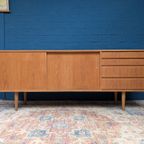 Vintage Eiken Lowboard, Jaren '60, Deens Design thumbnail 3