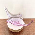 Murano Schaal - Organisch Glas - Lila thumbnail 2