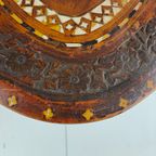 20e-eeuwse Anglo-indiase Ingelegde Botten Salontafel thumbnail 19