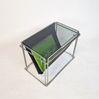 Max Sauze Studio - Side Table - Lectuurbak - Metaal -Glas - 70S thumbnail 6