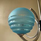 Lamp Hanglamp Art Deco Blauwe Bollen Frans thumbnail 14