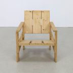 Dutch Lounge Chair In The Style Of Gerrit Rietveld, 1980S thumbnail 3