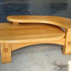 Vintage Brutalistische Salontafel - 70s thumbnail 9
