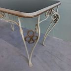 Vintage Jaren 50 Smeedijzeren Salontafel (Gardentable) thumbnail 9