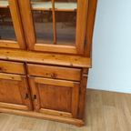 Vintage Landelijke Grenen Buffetkast Wandkast Buffet Kast. thumbnail 15