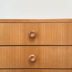 Vintage Houten Kast Met 5 Lades En 1 Deurtje thumbnail 11