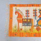 Vintage Kelim Maria Domanska For The Wedding Denmark '60 thumbnail 3