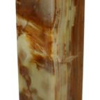 Hollywood Regency Kapstok Onyx En Messing Fifties 167Cm thumbnail 9