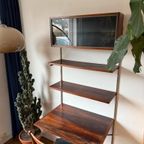 Pastoe Wandsysteem Met Bureau In Palissander 1960S thumbnail 2