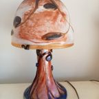 La Rochere, Uniek  Franse Glaspasta Mushroom Lamp Met Opliggende Glas, Handvervaardigd thumbnail 10