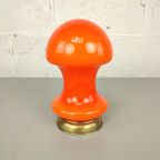 Vintage Oranje Glazen Tafellamp thumbnail 2