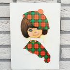 Vintage Wandbordje 'Schots Meisje' thumbnail 3