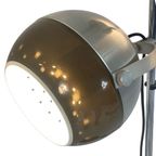 Dijkstra - Rare Model - Space Age Design / Mcm Floor Lamp With Two Shades thumbnail 8
