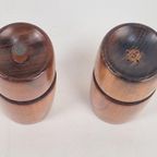 Vintage Catalina Teak Pepermolen & Zout Japan Scandinavisch thumbnail 4