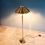 Lampe Sur Pied En Métal Chromé Et Laiton, 1970 thumbnail 4