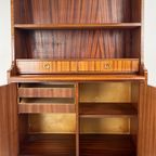 Scandinavisch Vintage Teak Fineren Secretaire thumbnail 10