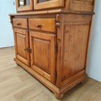 Vintage Landelijke Grenen Buffetkast Wandkast Buffet Kast. thumbnail 5