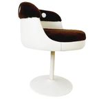Space Age Tulip Stoel Bruin Teddy 1970’s thumbnail 3