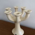 Guldkroken Hjo Unieke 6-Arms Keramieken Kandelaar thumbnail 4
