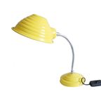 Vintage Bureaulamp Geel. thumbnail 3