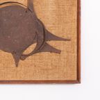 Brutalist Metal Wall Sculpture / Wanddecoratie / Muurdecoratie From Henrik Horst, Denmark 1970’s thumbnail 5