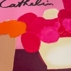 Bernard Cathelin (1919-2004), Nature Morte Rose Et Mauve, thumbnail 9