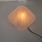 Vintage Muur Of Plafond Lamp Frosted Glas thumbnail 5